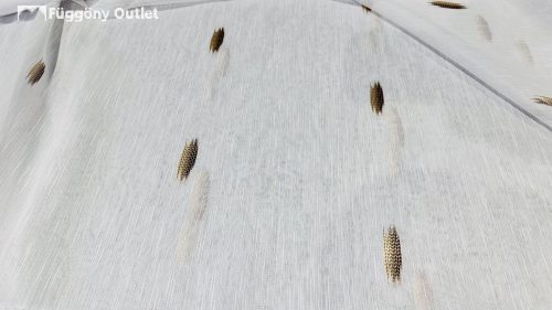 Méteráru, Asiye, Voile, fehèr alapon barna, 280 cm 