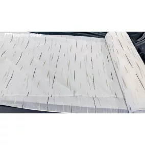   Méteráru, Pálcikás, Voile, krém alapon,Arany Barna, 280 cm 