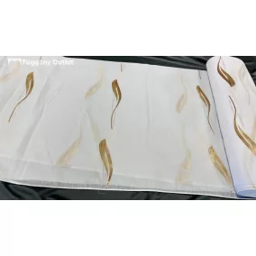Méteráru, Seda, Voile, fehèr alapon bronz, 280 cm 