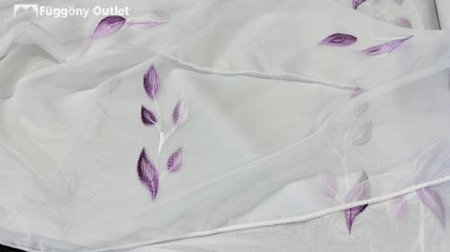 Méteráru, Feride, Voile, fehèr alapon lila, 280 cm 