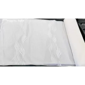 Méteráru, Voile, Dilara, krém alapon krém, 280 cm 