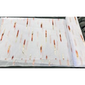   Méteráru, Parketta minta, Voile, fehèr alapon terra, 280 cm 