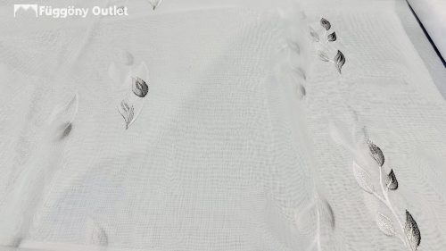 Méteráru, Feride, Voile, fehèr alapon szürke, 280 cm 