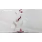 Méteráru, Zelis, Voile, fehèr alapon bordo, 280 cm 