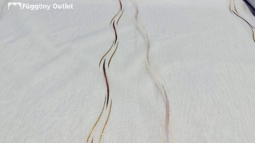 Méteráru, Elena, Voile, fehèr alapon arany terra, 280 cm 