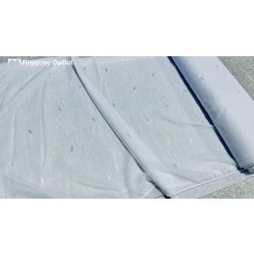 Méteráru, Apró leveles, Voile, fehèr, 280 cm 