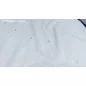 Méteráru, Apró leveles, Voile, fehèr, 280 cm 