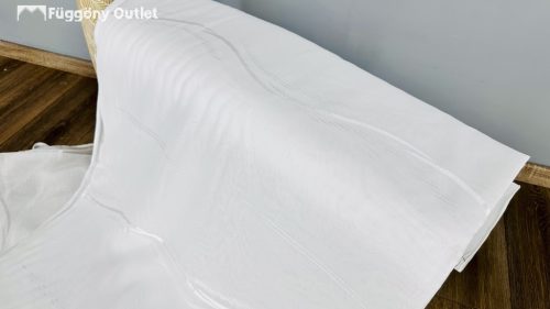 Méteráru, Voile, ezüst hullám fehér, 280 cm 