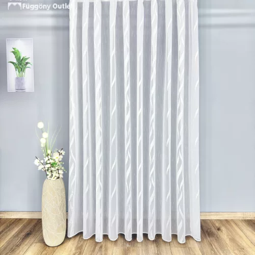 Méteráru, Voile, Azra, fehér, 150cm