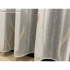 Voile, Azra, krém alapon arany, 300x260 cm 