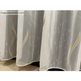 Voile, Azra, krém alapon arany, 500x260 cm 