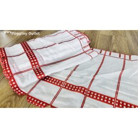 Méteráru, Vitrázs Függöny, hímzett voile, 45 cm