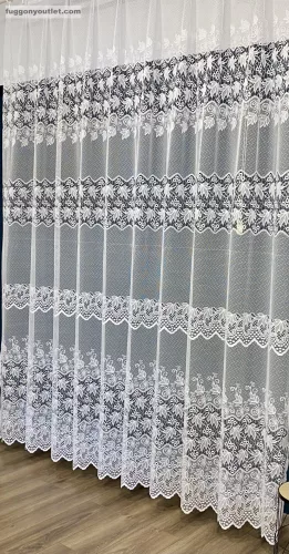 Zeynep, 4 Sor Leveles, fehér, 500x250 cm