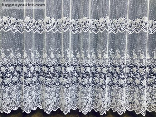 Zeynep, 4 Sor Leveles, fehér, 300x250 cm