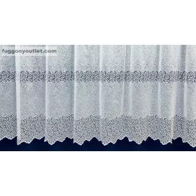 Márvány Csipke minta, fehér, 300x155 cm