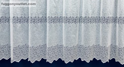 Márvány Csipke minta, fehér, 300x155 cm