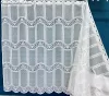 Méteráru, Vitrázs Függöny, Zsakar, Dantel, fehér, 90 cm