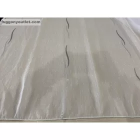 Voile, Zoe, fehér alapon szürke 300x155 cm 