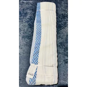 Méteráru, voile, nyirt mintás kék 18 m, 320 cm