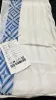 Méteráru, voile, nyirt mintás kék 18 m, 320 cm