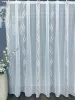 Voile, Dilara, fehér alapon mogyoró, 200x260 cm