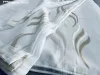 Voile, Dilara, fehér alapon mogyoró, 200x260 cm