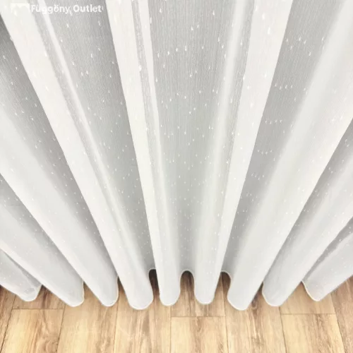 Méteráru, Voile, Hópehely, krém, 280cm
