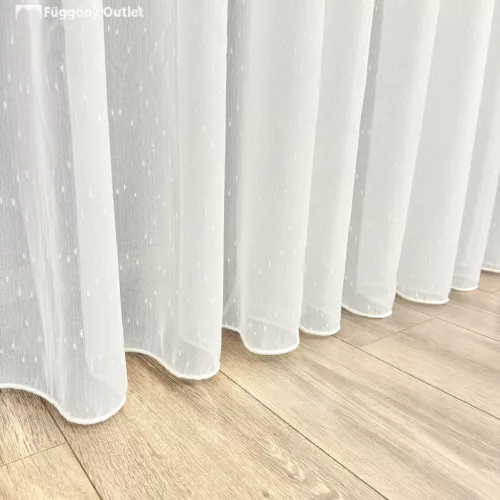 Voile, Hópehely, krém, 500x155cm