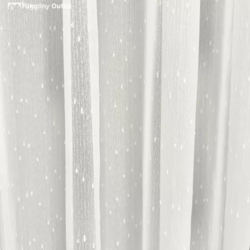 Voile, Hópehely, krém, 500x155cm