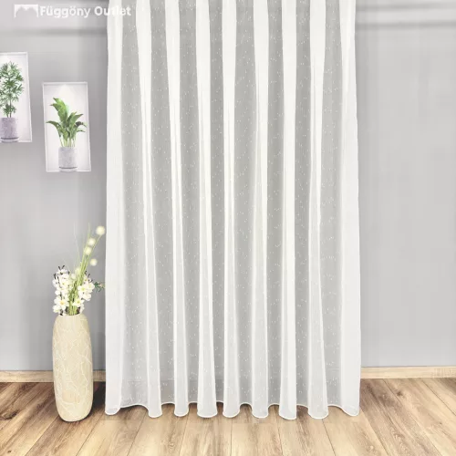 Voile, Hópehely, krém, 500x155cm