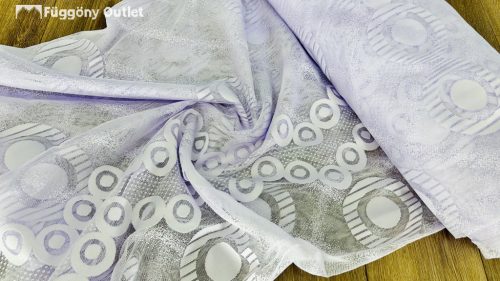 Méteráru, karikás, jeges fehér, 280 cm