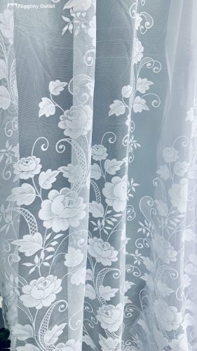 Méteráru, Rózsa,, jeges fehér, 280 cm