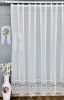 Voile, csipkés, krém, 200x175 cm