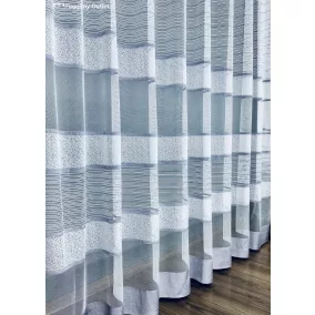 Bordás, fehér alapon szürke 400x175 cm