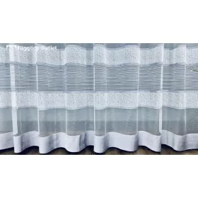 Bordás, fehér alapon szürke, 200x155 cm