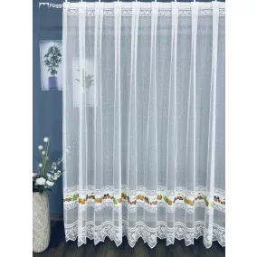 Konyha, Gyümölcsös csik, krém,alapon 500x175 cm