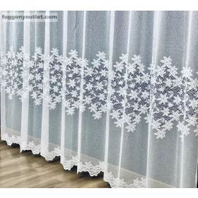 Nisa, fehér, 500x250 cm