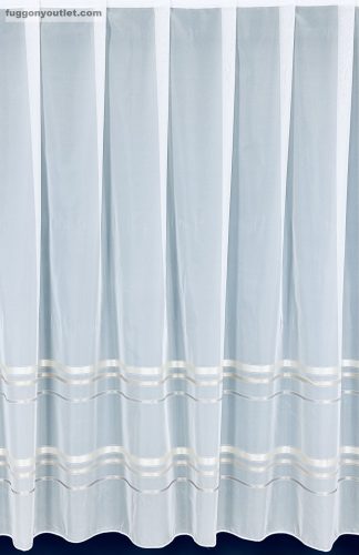 Voile, barna Csíkos, 300x260 cm