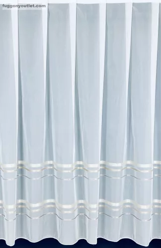 Voile, barna Csíkos, 500x210 cm