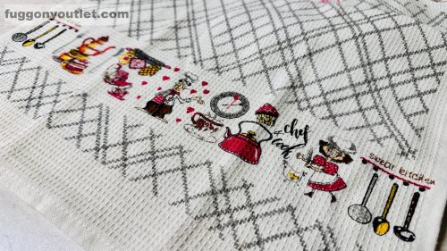 Konyharuha, Nyomott mintás, 3db