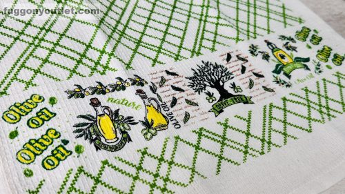 Konyharuha, Nyomott mintás, 3db