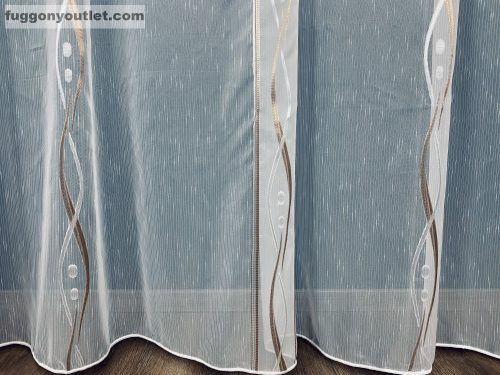 Voile, Eliza, Mogyoró, 400x210 cm