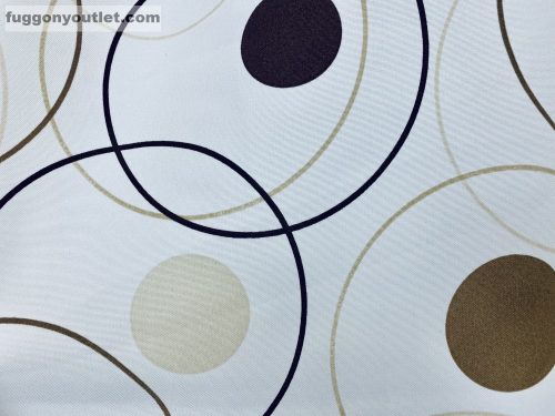 Sötétítő, Vászon barna hullámos, 140x260 cm, 2db-os csomag