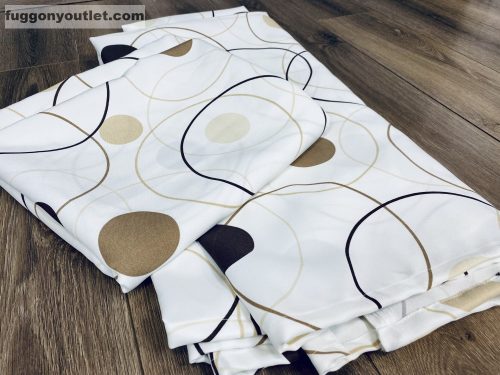 Sötétítő, Vászon barna hullámos, 140x260 cm, 2db-os csomag