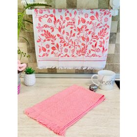 Konyharuha, Rózsa szín Nyomott mintás, 2 db