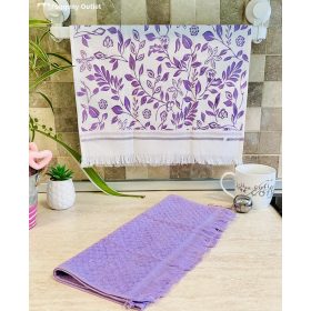 Konyharuha, Lila Nyomott mintás, 2 db