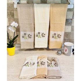 Konyharuha, horgolt, hímzett, 6 db