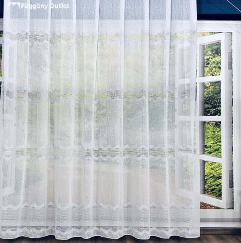 Brillant, Derya fehér alap szürke himzett, 300x250 cm