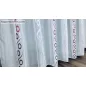 Voile, celen, bordo, 300x220 cm 