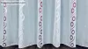Voile, celen, bordo, 300x220 cm 